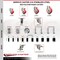 Service Caster 3.5 Inch 316SS Red Poly Swivel 1-1/8 Inch Expanding Stem Caster Lock Brake SCC SCC-SS316TTLEX20S3514-PPUB-RED-118 - alternate 2